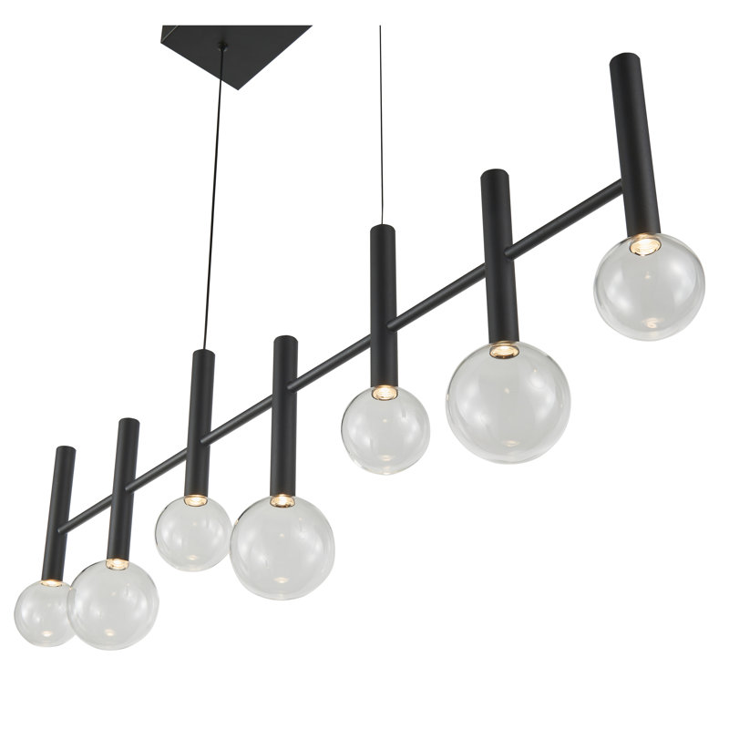 Linear Island Pendant - Black