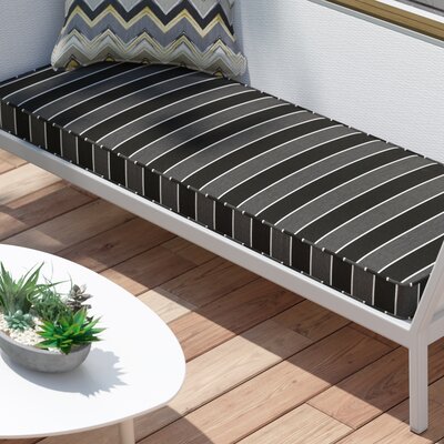 Stripe Indoor/Outdoor Sunbrella Seat Cushion -  Brayden Studio®, 2A7A129D5F704276ADB70935921A34EB
