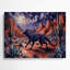 «Southwestern Animals» Chupacabra 13, art mural en métal brun-1046803800