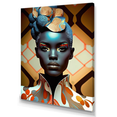 Dakota Fields Avant-Garde Elegant African Woman IV On Canvas Print ...