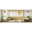 Lit simple en bois L 76,97 po x l 41,34 po x H 58,27 po