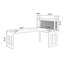 Bureau en fer massif en forme de L brun noyer + noir-847565307-847565304