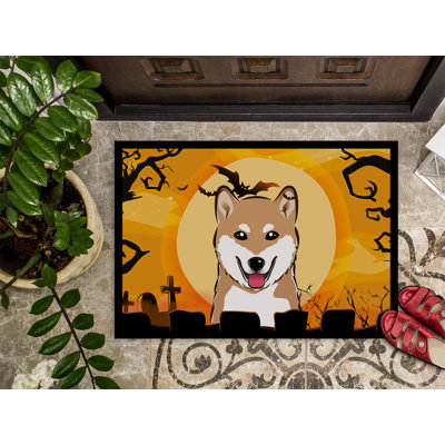 Noaim Non-Slip Halloween Outdoor Doormat