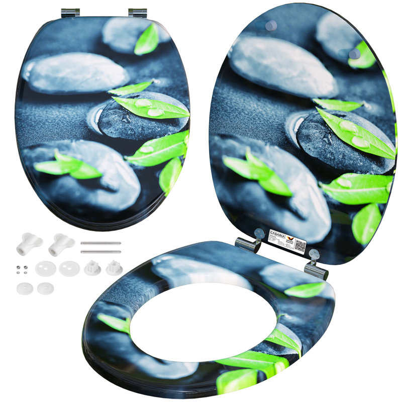 Stone Soft Close Elongated Standard Toilet Seat