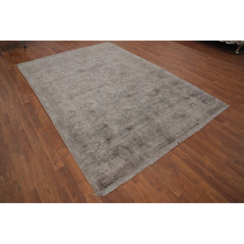 Tapis oriental fait à la main Oushak 6 x 8
