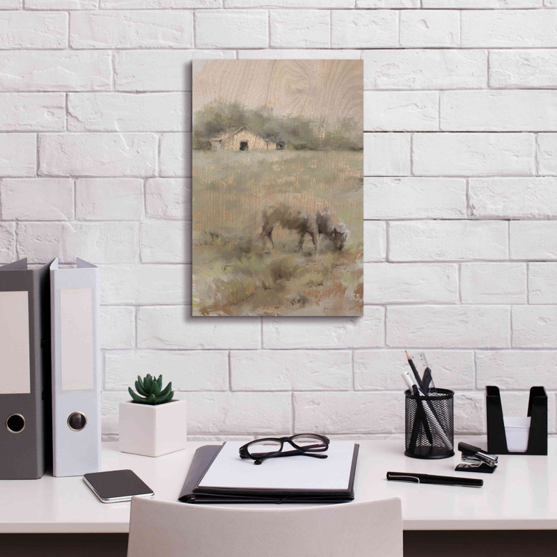 "Pinesdale" The Front Pasture "par Kamdon Kreations, estampe numérique sur toile, H 18 po x l 12 po x P 0,75 po