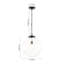 Luminaire suspendu 1 lumière en verre nervuré 1 lumière-1613249225