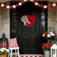 Décoration pour la Saint-Valentin en forme de cœur avec nœud