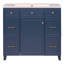 Ensemble de meuble-lavabo avec lavabo 36 po, lavabo simple, meuble-lavabo avec porte à fermeture douce et tiroir 36 po-111124064