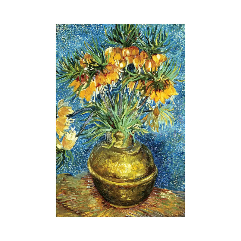Couronne fritillaires impériales dans un vase en cuivre, 1886 - Giclée sur toile tendue avec châssis