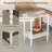 Simple rectangular double-layer side table