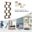 Nafeeza 192cm H x 80cm W Geometric Bookcase-25275873-25275872