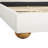 Arlo Modern Minimalist Boucle Upholstered Bed Frame with Curved Wave Headboard and Solid Wood Legs