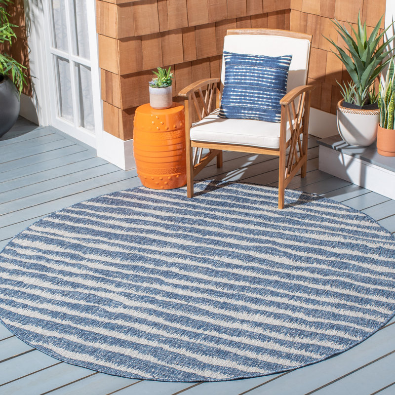 Tapis d'intérieur / extérieur Mckinney Performance, Rond 6 pi 7 po
