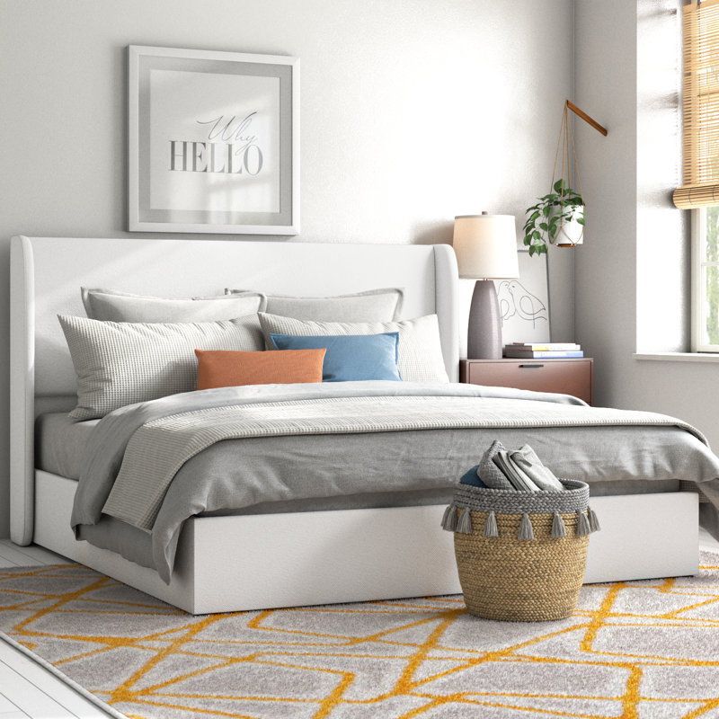 Wade Logan® Brooklinn Upholstered Platform Storage Bed & Reviews | Wayfair