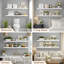 Tablettes flottantes 2 pièces, tablettes murales pour salon / chambre à coucher / salle de bain / cuisine-700705191-700705194