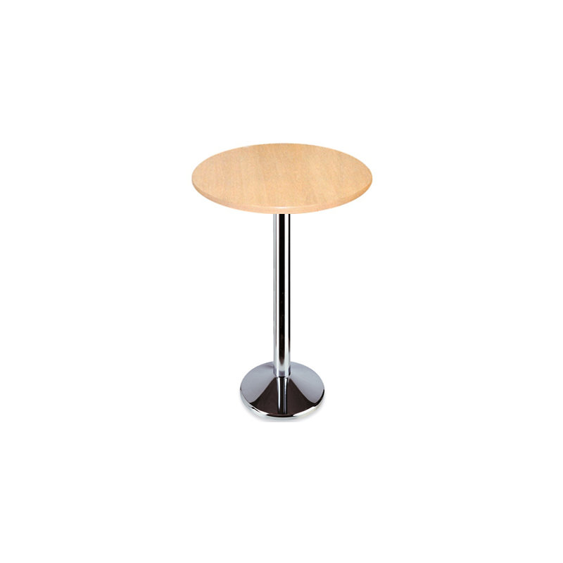 Rogers Round Dining Table, Black, Satin, 60 cm