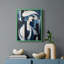 WOMEN Series LI - reproduction encadrée de qualité supérieure - prête à être accrochée - aucun clou requis-303899862-303899867