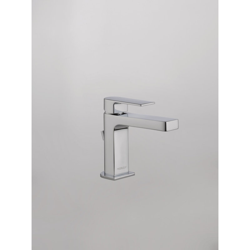Xander Single-Hole Bathroom Faucet with Drain Assembly, Chrome