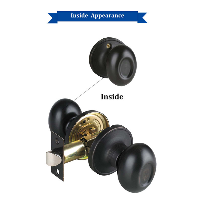 1.1'' Diameter Passage (Hall & Closet) Bronze