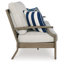 Canapé d'extérieur avec coussin Springbrook