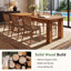 Fir Dining Table with Wood Base