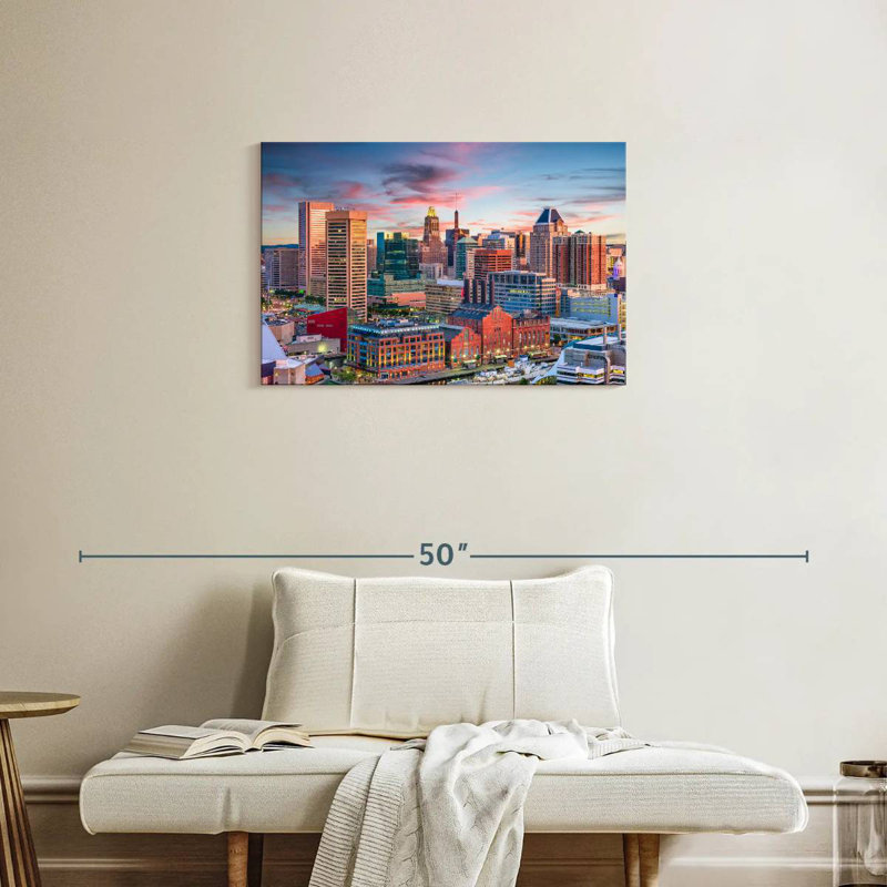 Sireci Baltimore Sunset, 20" H x 30" W