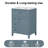 24" Bathroom Modern Vanity With Sink, Mdf, Rubberwood, 3 Drawers, Shelved Cabinet, Sized For Small-to-medium Baths-1547308215