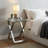 Yan Glass Top End Table