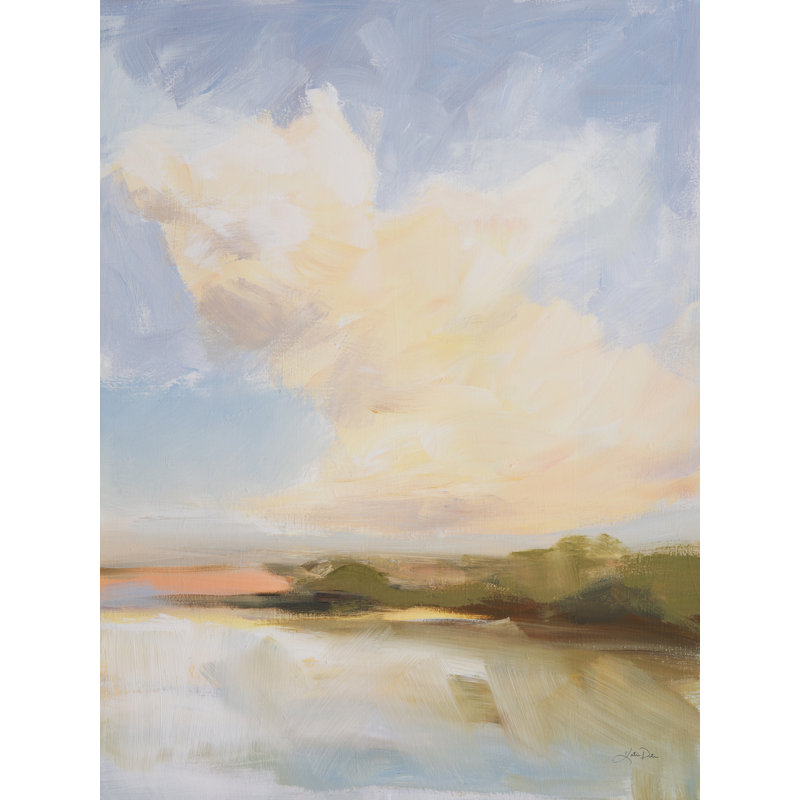 Lever du jour sur le lac Gull par Katrina Pete, H 40 po x l 30 po