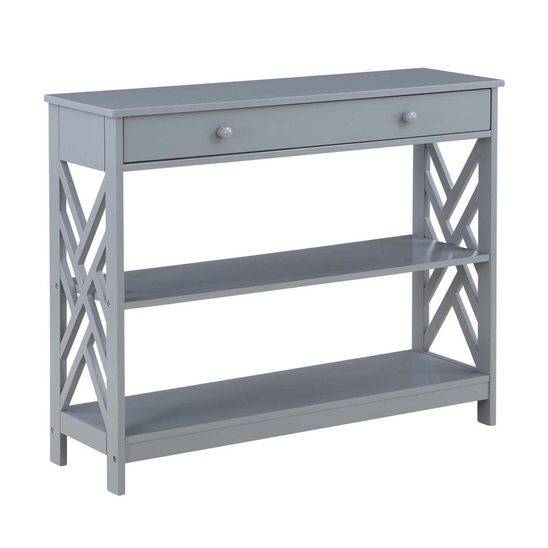 Console de 39,5 po Huggard, gris