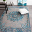 Tapis oriental gris / bleu Takengon-486254067