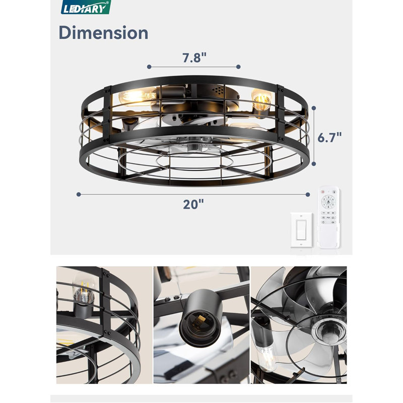 Cage Ceiling Fan