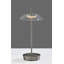 Lampe de table sans fil à DEL Ako - Acier-1299938755