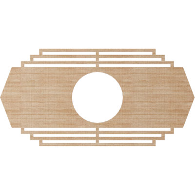 Médaillon de plafond en bois Chrysler