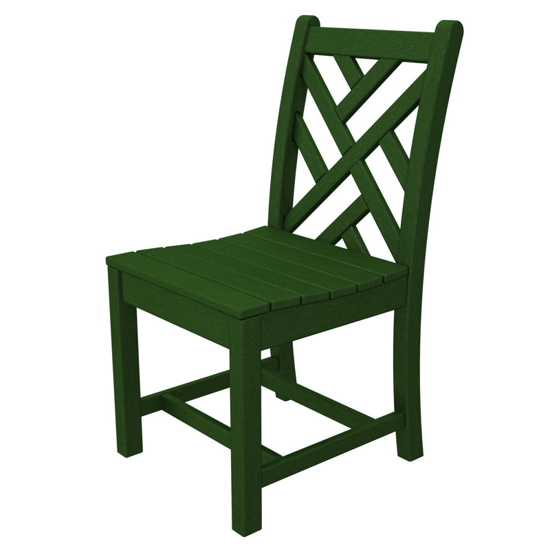 Chaise de salle à manger Lakeside POLYWOOD Chippendale, Vert