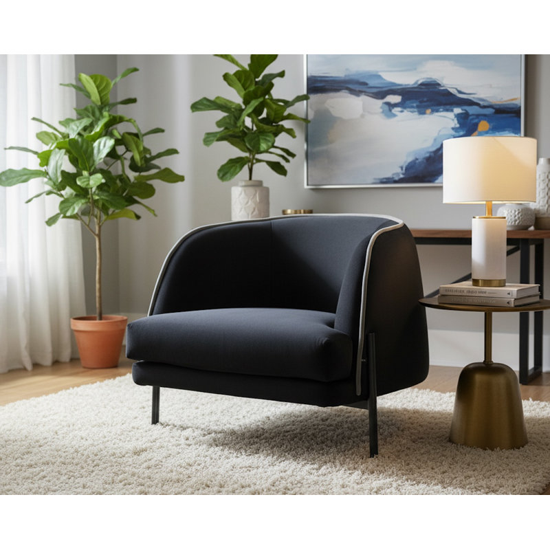 Caillou Armchair, Black 