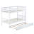 Twin Over Twin Solid Wood Bunk Bed With Trundle&Ladder, Convertible Into Twin Size Beds-2050400550