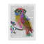 «Rainbow Splash Text Owl», art textuel sur toile tendue-33420670