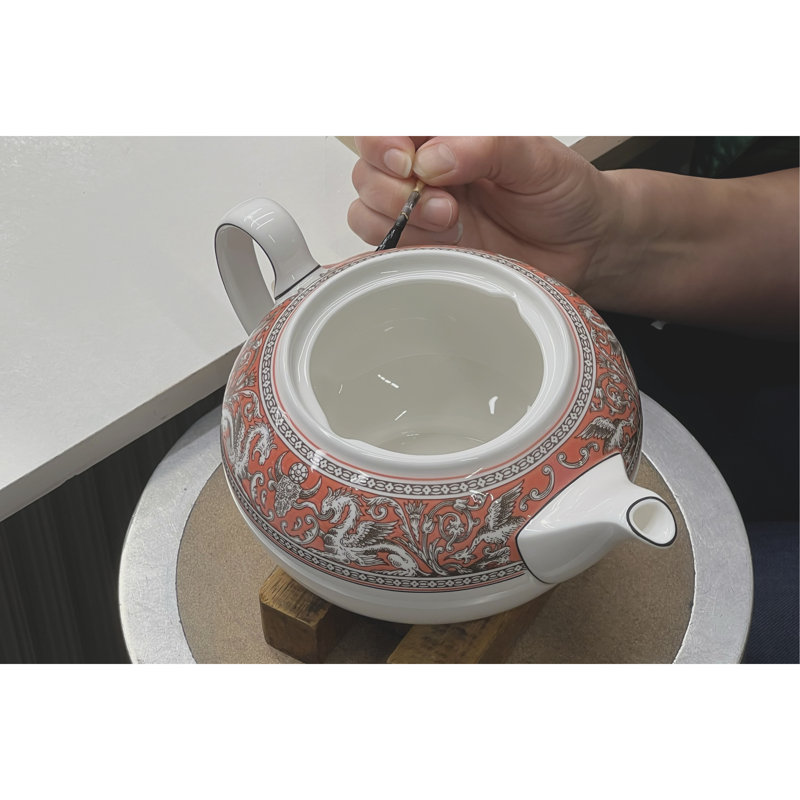 Florentine Colours Teapot 27floz, Green