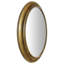 Miroir mural ovale en plastique 30 pouces de style victorien - or brossé