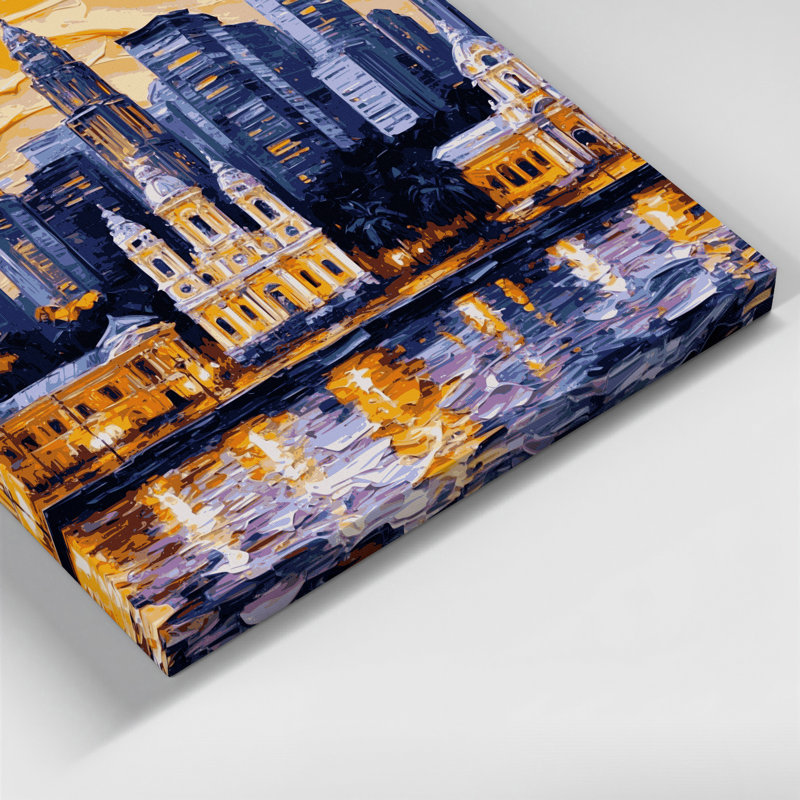 Cities Manila Philippines Brown Canvas Wall Art, 12" H x 18" W