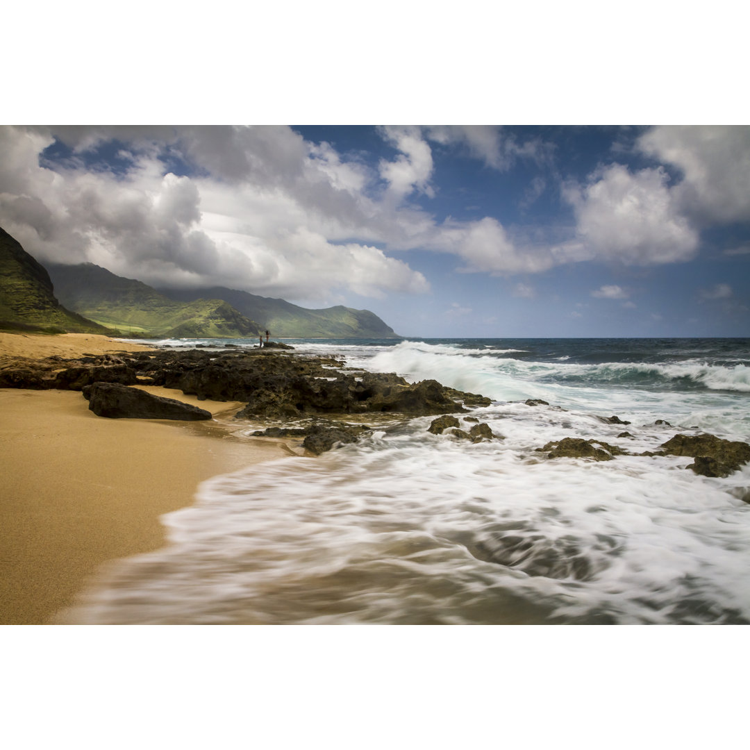 Oahu Westküste Hawaii von Spondylolithesis - Leinwandbild