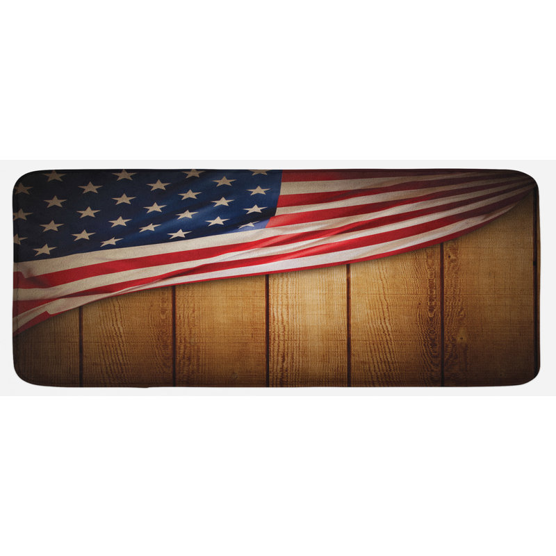 Tapis de cuisine american flag