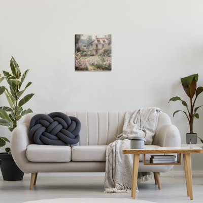 French Garden Cottage Canvas Wall Art by RileyB