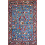 Transitional One-of-a-Kind Rectangle 4'9" X 6'8" Hand Knotted Area Rug
