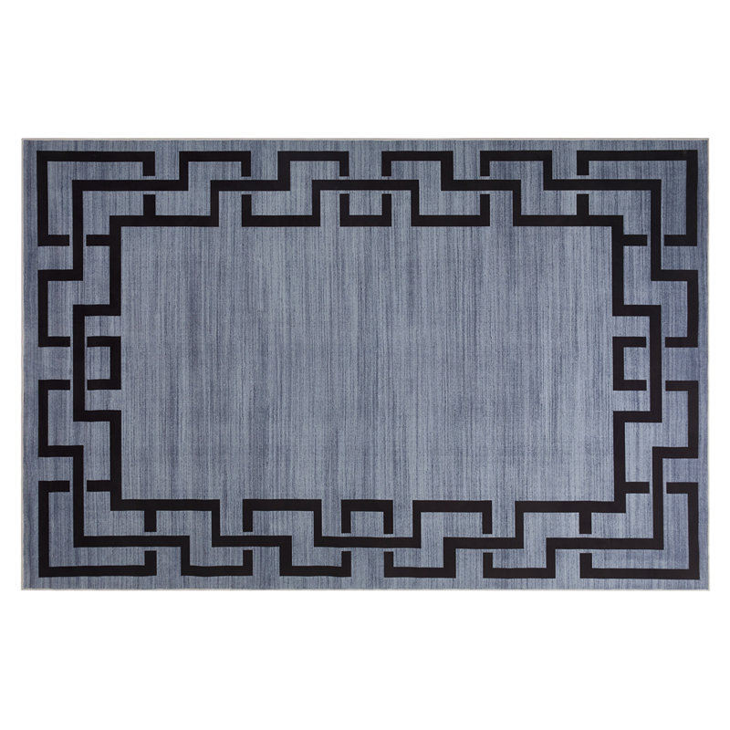 Nicolus Geometric Shag Area Rug, Runner 60 x 220cm
