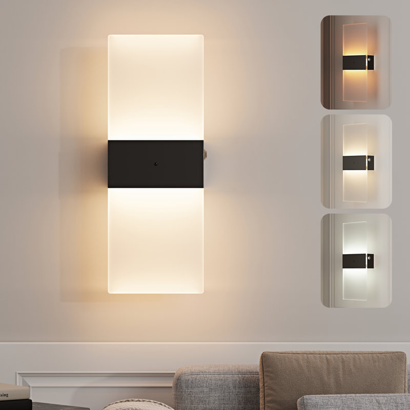 Battery Operated Modern Dimmable Wall Sconce