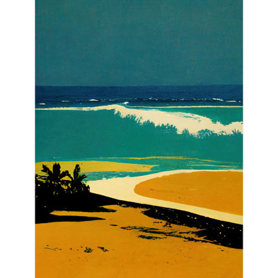 Honopu Beach Coastline Summer Hawaii - Print