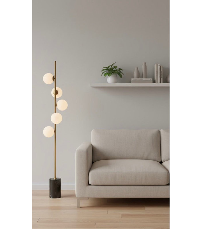 Lampe sur pied 5 pieds Orion